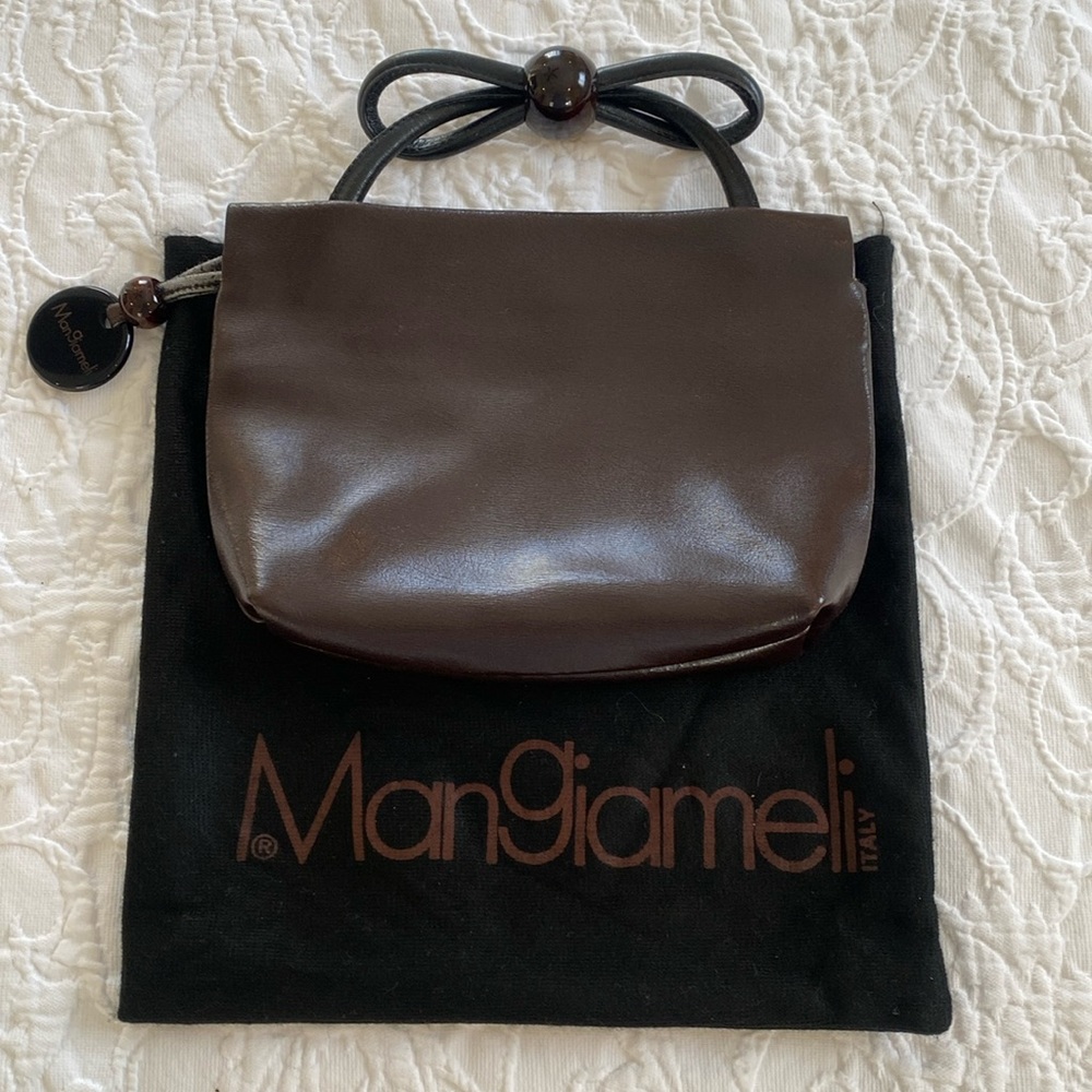 ManGiameli Brown handbag w/original dust bag